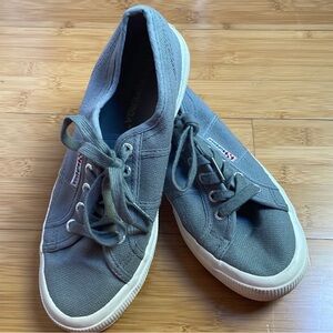Superga Grey Tennis Shoes